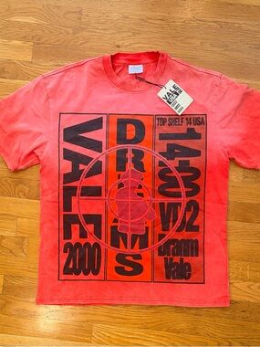 Valee Red Graphic Short Sleeve Tee